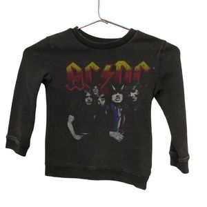 Retro AC/DC 1979 Concert Tour Highway to Hell Sweatshirt Boys 4T Junkfood